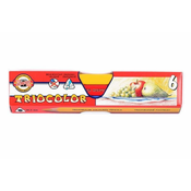Koh-i-Noor barvice TRIOCOLOR trikotni debeli set 6 kosov v papirnati škatli