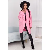 Cape with pockets light pink
