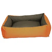 Pet Line Krevet za pse, 100x80cm, Narandžasto-braon