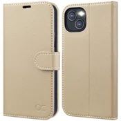 OCASE preklopna torbica za iPhone 13 - bež