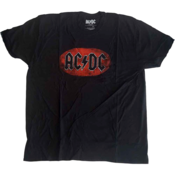 AC/DC Majica Oval Logo Vintage Unisex Black XL