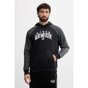 Under Armour Jopa Ua Rival Fleece Colorblock 6003958 Črna Loose Fit