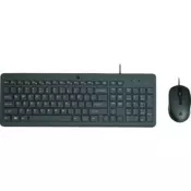 HP 150 žicni set SRB crna 240J7AA#BED