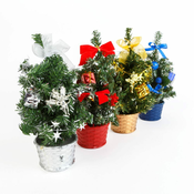Family Christmas Mini okrašeno božično drevo v košarici 30cm 4 vrste