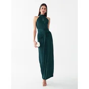 BWLDR Obleka Cherise temno zelena