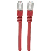 Intellinet Intellinet 741118 RJ45 omrežni kabel\, Patch kabel CAT 6a S/FTP 15.00 m rdeča zaščita iz folije\, pletena zaščita\, zaščiten\, brez halogena 1 kos, (20417783)
