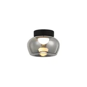 LED stropno svetlo NADIA LED/9W/230V, O 16 cm, zadimljeno/crno
