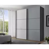 Ormar Sa Staklenim Kliznim Vratima Includo 167/222/68 cm bela, svetlosiva