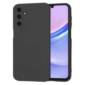 Techsuit SoftFlex silikonski ovitek za Samsung Galaxy A15 4G / A15 5G – črn