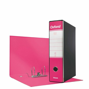 Esselte registrator v škatli Oxford, A4, 80 mm, roza