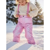 Sinsay - Postavljene zimske pantalone - pastelno roze