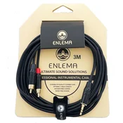 ENLEMA YMJ2XRCA3 3.5 STEREO MALE-2XRCA MALE 3M