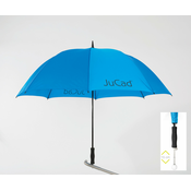 Jucad Telescopic Umbrella Blue