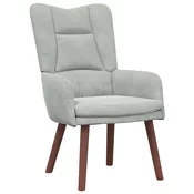 fotelja Svijetlo siva 63 x 67 x 94 cm Baršun