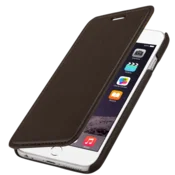 StilGut preklopna torbica za iPhone 6 Plus/6S Plus – rjava usnjena