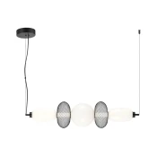 LED luster na sajli ARAME LED/32W/230V crna