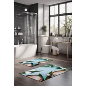 Lessentiel Maison Set prostirki za kupatilo CT-5194, 2 Komada, Svetloplava
