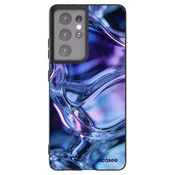Silikonski črni ovitek za Samsung Galaxy S21 Ultra 5G G998B - Iris liquid