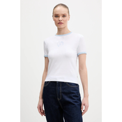 Guess Jeans Majica W6RI16 J1314 Bela Regular Fit