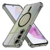 Hibridni ovitek Techsuit Shockproof MagSafe za Samsung Galaxy A35 - smoke black