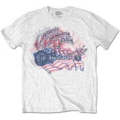 Creedence Clearwater Revival Guitar & Flag White M Majica