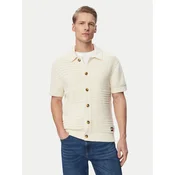Tommy Jeans Srajca Crochet DM0DM23373 Svetlo bež Regular Fit