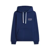 TOMMY HILFIGER Majica Heritage mornarska/rdeča/bela