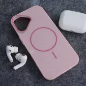 Maska Mag Case Fashion Glitter za iPhone 17 roze
