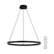 Top Light - LED prigušiva luster na sajli LED/30W/230V crna + daljinski upravljac