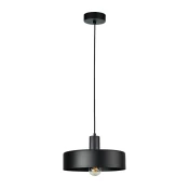 Luster na sajli ARCANE 1xE27/60W/230V, crne boje