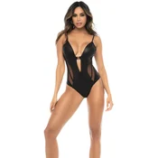 Mapalé Fenna - Bodysuit - S/M - Wet Look Black
