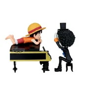 Figurica Banpresto One Piece WCF Log Stories - Monkey D. Luffy in Brook - 8 cm
