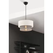 Opviq Luster Echo, 30x30cm, Belo-crni