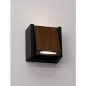 KIOO ZIDNA SVJETILJKA LED 10W 775Lm IP65 3000K CRNA/DRVO NL9136427