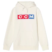 Moški pulover CCM Heritage Hood Blanc S