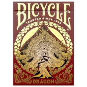 Karte Bicycle Dragon Red