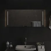 shumee vidaXL Kopalniško ogledalo z LED diodo, 40x90 cm