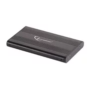 Gembird zunanji pokrov, za 2,5" SATA, črn, aluminij