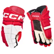 Hokejske rokavice CCM Tacks XR80 White/Red Junior 11”