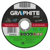 Disk za rezanje kamena, 115 x 1,6 22,2 mm, 41 37C30-R-BF 57H720
