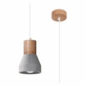 Siva viseca svjetiljka o 12 cm Valentina – Nice Lamps