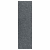 Greatstore Tepih tekač 100x400 cm siv