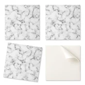 shumee Dekorativne PVC stenske ploščice z vzorcem za sobo, marmorni vzorec z žilami 4x50x50 cm