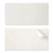 shumee Dekorativne vinilne stenske ploščice s potiskanim geometrijskim šesterokotnim vzorcem 6x60x30 cm