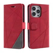 Rdeča Flip Line torbica (iPhone 16 Pro)