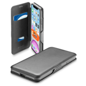 CellularLine preklopna torbica CLUTCH, iPhone XR, črna