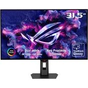 ASUS ROG Strix OLED XG32UCWG, gaming monitor - 31.5 - black, UltaHD/4K, dual mode (4K@165Hz, FHD@330Hz), USB hub, KVM, 165Hz panel