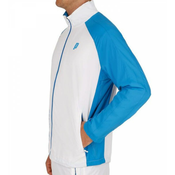 Dječački sportski pulover Prince JR Warmup Jacket - white/blue