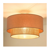 Duolla - Plafonski luster BOHO 1xE27/15W/230V pr. 45 cm bež/braon