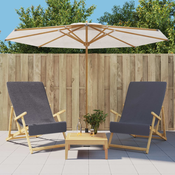 Rucnici za plažu 2 kom antracit 60 x 135 cm od tkanine 400 GSM